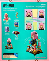 Kalos 31cm Anya Forger Face Changing Building Block Figure Spy X Family - Close-Up Angle