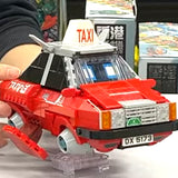 Kalos Hong Kong Machines Robot Red Taxi Building Block Set 586pcs 14+ - Side View