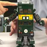 Kalos Hong Kong Machines Tram Robot Building Block Toy 699pcs 14+ - Top-Down View