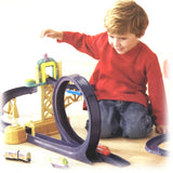 Chuggington Train Motorised Training Yard Loop Ready to Play Set with Diecast Wilson - 45-Degree Angle