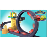 Chuggington Train Motorised Training Yard Loop Ready to Play Set with Diecast Wilson - Rear View