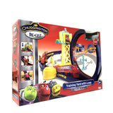 Chuggington Train Motorised Training Yard Loop Ready to Play Set with Diecast Wilson - Low Angle