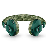 LilGadgets Untangled Pro Premium Children's Wireless Headphones Green Digital Camo - Front View