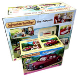 Sylvanian Families Famliy Cruising Car & Caravan Bundle Pack 5448 5045 - Rear View