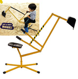 Multi Action Metal Sand Digger Backyard Sandpit Toy - 45-Degree Angle