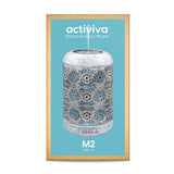 activiva 260ml Metal Essential Oil and Aroma Diffuser-Vintage White - Close-Up Angle