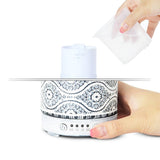 activiva 100ml Metal Essential Oil and Aroma Diffuser-Vintage White - Top-Down View