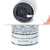activiva 100ml Metal Essential Oil and Aroma Diffuser-Vintage White - 45-Degree Angle