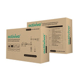 activiva Dual-Screen Articulating Monitor Arm with Interchangeable Laptop Holder - Low Angle