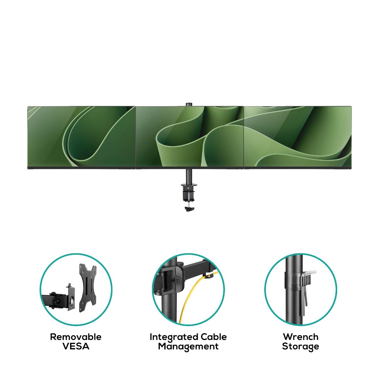 activiva Triple-Screen Articulating Monitor Arm