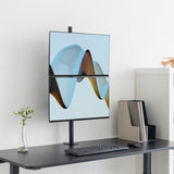 activiva Dual-Screen Articulating Vertical Monitor Arm - Front View