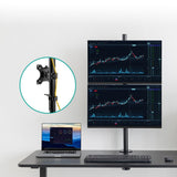 activiva Dual-Screen Articulating Vertical Monitor Arm