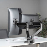 activiva Heavy Duty Dual Monitor Screen Gas Spring Monitor Arm - Close-Up Angle