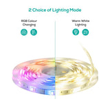 activiva 5m IP65 Smart RGB & Warm White LED Strip Lights - Front View