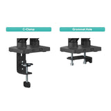 activiva Ergolife Dual-Screen Gas Spring Monitor Arm