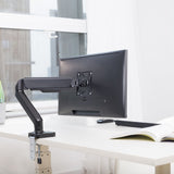 activiva ErgoLife Single Monitor Screen Steel Gas Spring Monitor Arm - Close-Up Angle