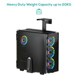 activiva Ultra-Wide Adjustable Wall & Under-Desk PC Mount - Front View