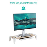activiva Ergolife Monitor Stand Riser with Storage Drawer - Top-Down View