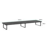 activiva Black Dual Monitor Riser