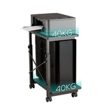 activiva Height Adjustable PC & Printer Storage Stand - Side View