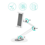 activiva Universal iPad & Tablet Tabletop Stand - Side View
