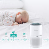 activiva HEPA Air Purifier with UV-C Light - Close-Up Angle