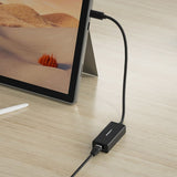 mbeat USB-C Gigabit LAN Ethernet Adapter - Black