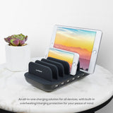mbeat Gorilla Power 7-Port 60W USB + USB-C Charging Station - Front View