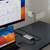 mbeat USB-C Dual 4K HDMI DisplayLink® Adapter with PD Pass-through