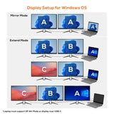 mbeat 11-in-1 Multiport USB-C Dock with HDMI, DisplayPort & VGA - 45-Degree Angle