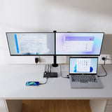 mbeat USB-C/A Dual HDMI DisplayLink® Docking Station - 45-Degree Angle