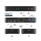 mbeat USB-C Triple 4K Display Docking Station  (DisplayLink® + HDMI-ALT)