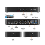 mbeat USB-C Triple 4K Display Docking Station  (DisplayLink® + HDMI-ALT)