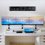 mbeat USB-C Triple 4K Display Docking Station  (DisplayLink® + HDMI-ALT)