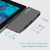 mbeat Edge Go Multifunction USB- C Hub for Microsoft Surface Go - Side View