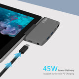 mbeat Edge Go Multifunction USB- C Hub for Microsoft Surface Go - 45-Degree Angle