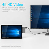 mbeat Edge Pro Multifunction USB- C Hub for Microsoft Surface Pro Gen 5/6 - Top-Down View