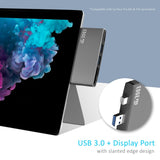 mbeat Edge Pro Multifunction USB- C Hub for Microsoft Surface Pro Gen 5/6 - 45-Degree Angle