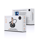 mbeat H1 USB 3.2 Gen2 10Gbps M.2 NVMe & SATA SSD Mini Dock (Black) - 45-Degree Angle