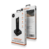 mbeat H5 USB-C/A 10Gbps M.2 NVMe & SATA SSD Mini Dock - Rear View