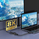 mbeat 8K Bi-directional HDMI 2.1 Switch 2 In 1 Out/1 In 2 Out - Side View