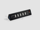 mbeat 7-Port USB 3.0 x 1 + USB 2.0 x 6 Hub with 2.1A Smart Charging Function - Front View