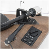 mbeat Hi-Fi Turntable with Bookshelf Speakers and Bluetooth Streaming - Top-Down View