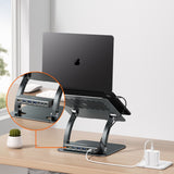 mbeat Stage P6 Laptop Stand with USB-C Dock - Top-Down View