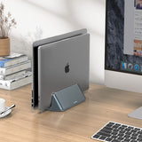 mbeat Stage S5 Adjustable Dual Bay Tablet, Laptop and MacBook Vertical Stand - Rear View