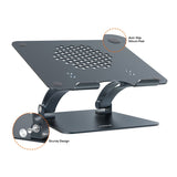 mbeat Stage S6 Adjustable Elevated Laptop and MacBook Stand - Rear View