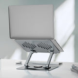 mbeat Stage S7 Rotating and Height-Adjustable Laptop Stand - Space Grey - Top-Down View
