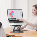 mbeat Stage S9 Rotating Laptop Stand with Telescopic Height Adjustment - Front View