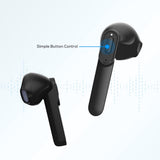 mbeat E1 True Wireless Earbuds - Top-Down View