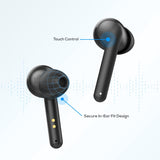 mbeat E2 True Wireless Earphones - Top-Down View